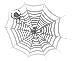 Spideron Webin Darkness PNG Image