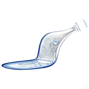 Spilled Bottle Outline Png Hqk31 PNG Image