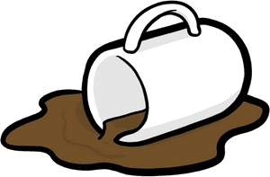 Spilt Cup Of Tea - Transparent Spilt Tea, HD Png Download PNG image with transparent background