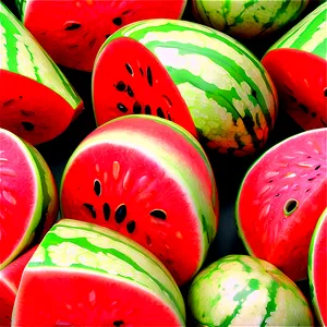 Spilled Watermelon Seeds Png 06272024 PNG Image