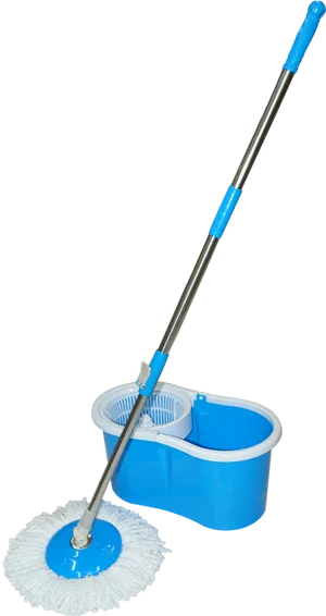 Spin Mop With Bucket System PNG Image