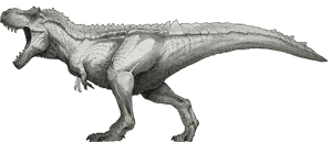 Spinosaurus Sketch Jurassic Park PNG image with transparent background
