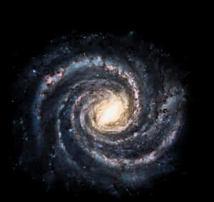 Spiral Galaxy Cosmic Beauty PNG image with transparent background
