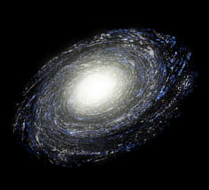 Spiral Galaxy Cosmic View PNG image with transparent background