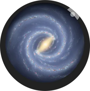 Spiral Galaxy Illustration PNG Image