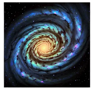 Spiral Galaxy Illustration Png Puc PNG Image