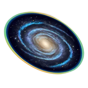 Spiral Galaxy Illustration Png Qmw66 PNG Image