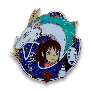 Spirited Away Enamel Pin PNG Image