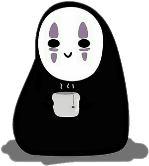 Transparent Spirited Away Png - Spirited Away No Face Cute, Png Download PNG image with transparent background