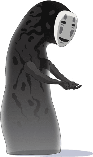 No Face Spirited Away Hands , Png Download - Spirited Away No Face Png, Transparent Png PNG image with transparent background