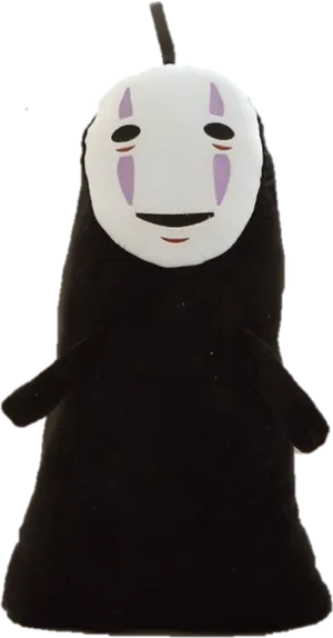 Spirited Away No Face Plush Toy PNG Image