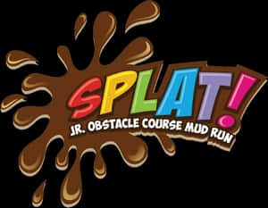 Splat Jr Obstacle Course Mud Run Logo PNG image with transparent background
