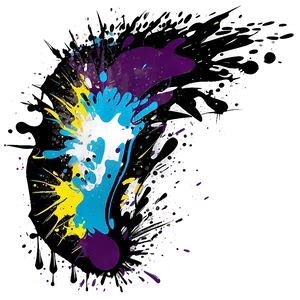 Splatter Paint Graffiti Wall Png 06272024 PNG Image