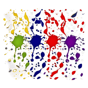 Splatter Party Confetti PNG saj PNG