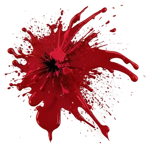 Splattered Red Ink Png Ooc81 PNG Image