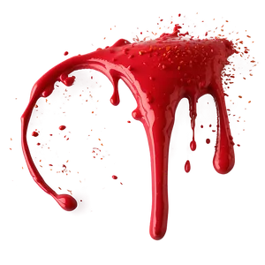 Splattered Red Paint Png 06132024 PNG Image