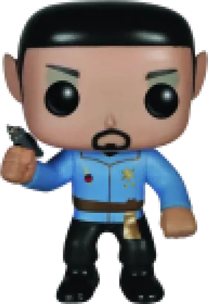 Spock Funko Pop Figure PNG Image