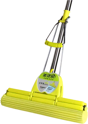 Sponge Mopwith Telescopic Handle PNG Image