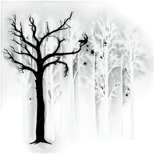 Spooky Forest Silhouette Png 97 PNG Image