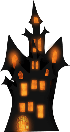 Haunted House Clip Art, HD Png Download PNG