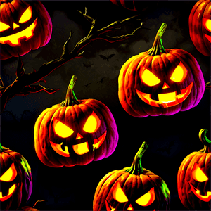 Spooky Jack-o'-Lantern PNG 43 PNG image with transparent background