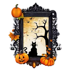 Spooky Season Scrapbook Png Hkm15 PNG Image