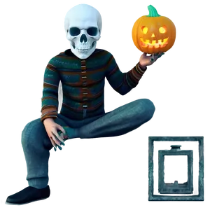 Spooky Vibes D PNG Image