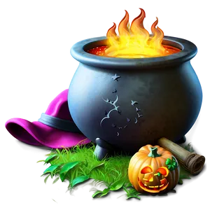 Spooky Witch Cauldron Png 55 PNG Image