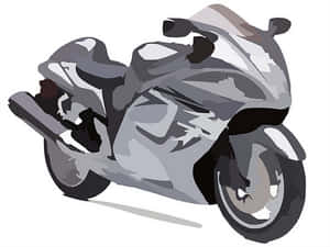 Sport Motorcycle Vector Illustration PNG image with transparent background