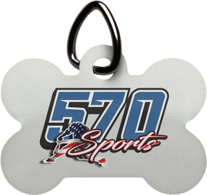 Un5771 Dog Bone Pet Tag - Keychain, HD Png Download PNG