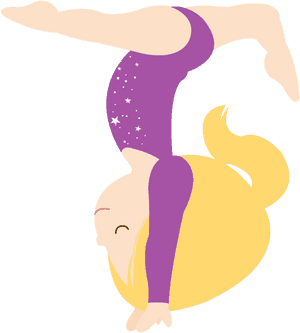 Sports & Ginástica Gymnastics Cakes, Gymnastics Birthday, - Transparent Gymnast Clipart, HD Png Download PNG image with transparent background