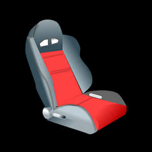Sporty Car Seat Icon PNG image with transparent background