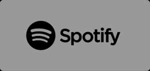 Spotify Logo Black Background PNG with transparent background