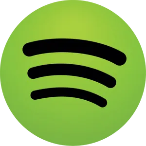 Spotify Logo Green Background PNG Image