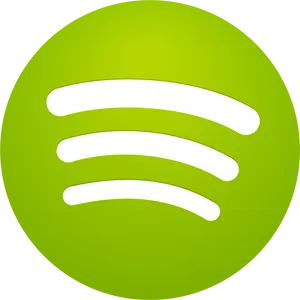 Spotify Logo Green Background PNG Image