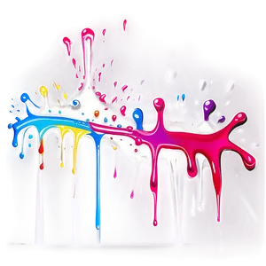 Spray Paint Drip Art Png Piv14 PNG Image