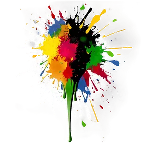 Spray Paint Splatter Art Png Jqf10 PNG Image