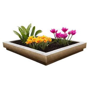 Spring Flower Bed Png Dbo2 PNG Image