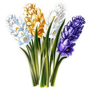 Spring Flowers Bouquet Png Dqk PNG Image