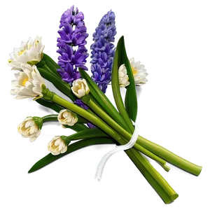 Spring Flowers Bouquet Png Qll13 PNG Image