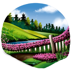 Spring Landscape PNG 2 PNG image with transparent background