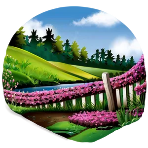 Spring Landscape Png 2 PNG Image