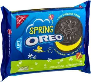 Spring Oreo Package Design PNG Image