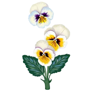 Spring Pansy Flower Png Asl85 PNG Image