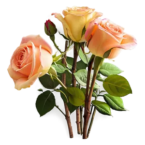 Spring Roses Bouquet Png 46 PNG Image