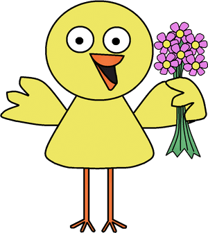 Graphics By Ruth - Spring Bird With Flowers Clipart, HD Png Download PNG image with transparent background