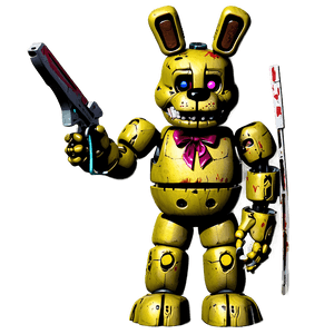 Springtrap Character Art PNG 2 PNG image with transparent background