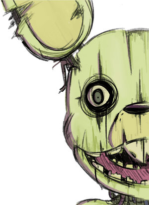 My Name Is Springtrap - Illustration, HD Png Download PNG image with transparent background