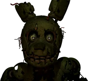 Springtrap_ Closeup_ Portrait PNG Image