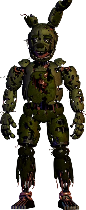 Springtrap F N A F Character PNG Image